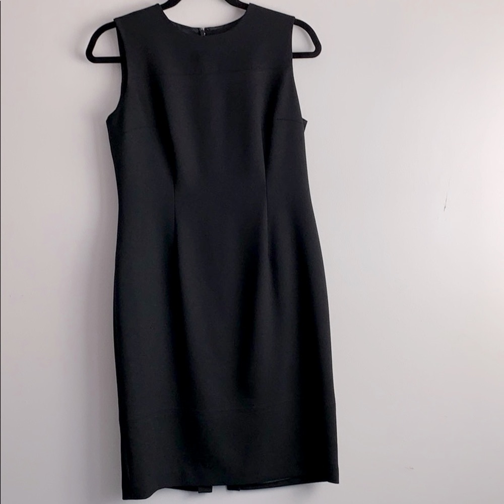 Maggy London Petite Stretch black dress and blazer